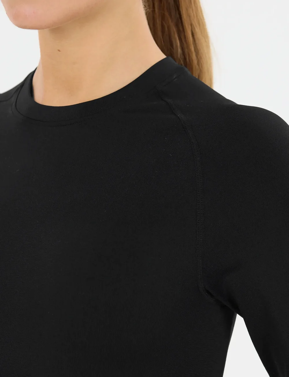 Athlecia - Leray W Seamless Baselayer Set - funktionsunterwäsche - oberteile - black - 4