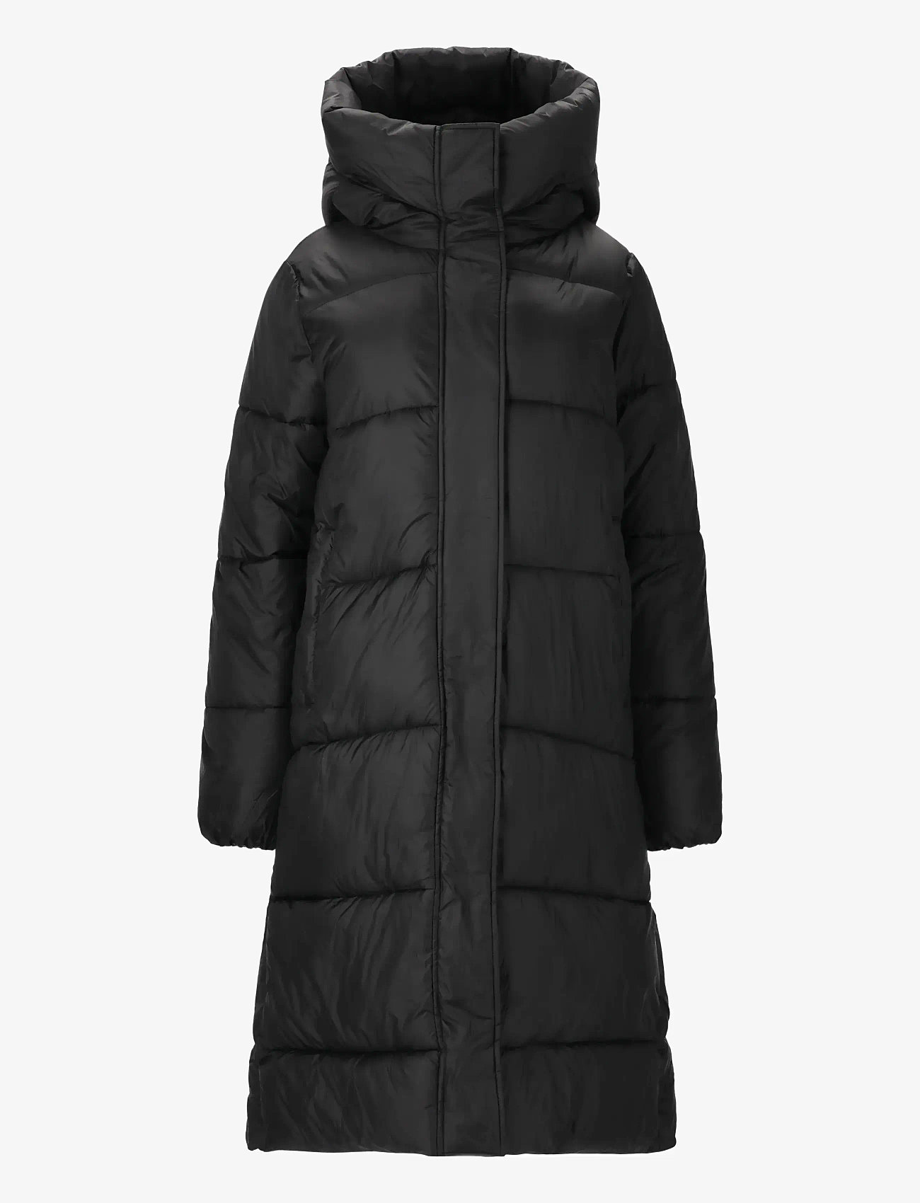 Athlecia - Miraz W Long Puffer Jacket - winterjacken - black - 1