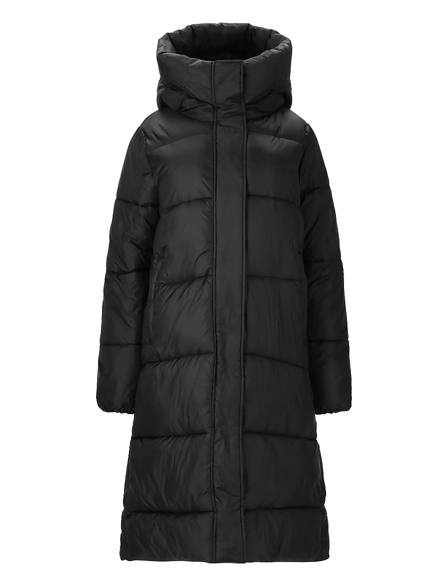 Athlecia - Miraz W Long Puffer Jacket - winterjacken - black - 1