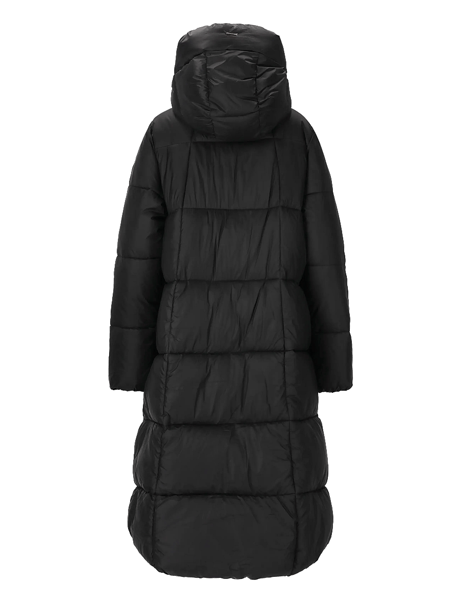 Athlecia - Miraz W Long Puffer Jacket - winterjacken - black - 2