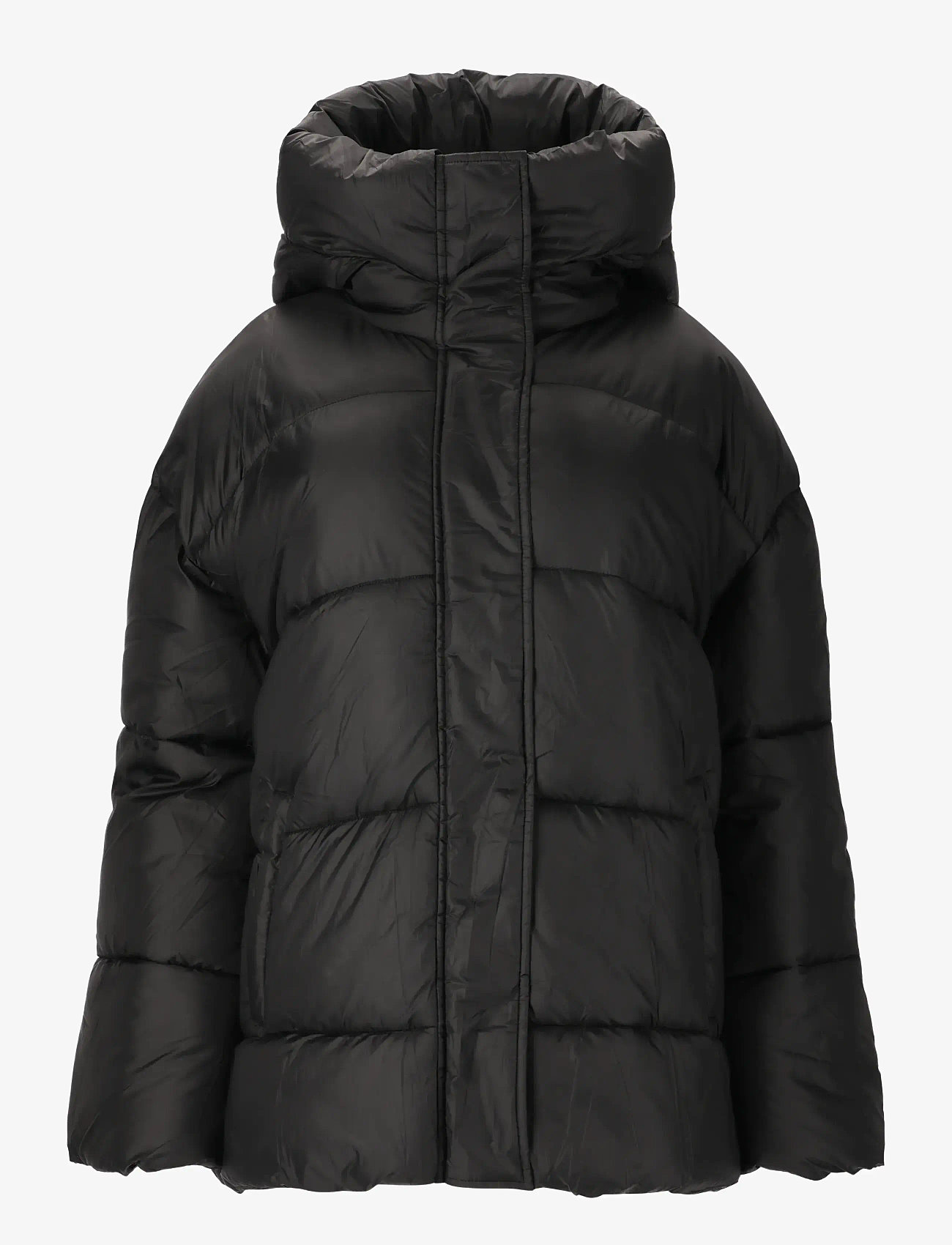 Athlecia - Shaja W Short Puffer - sulejoped ja voodriga joped - black - 0