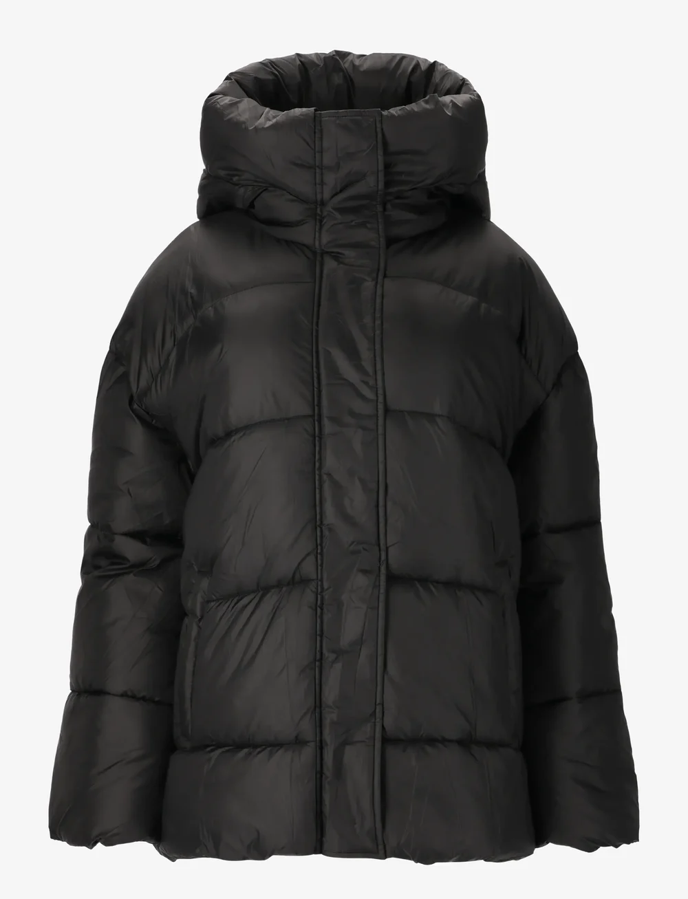 Athlecia - Shaja W Short Puffer - dunjakker - black - 1