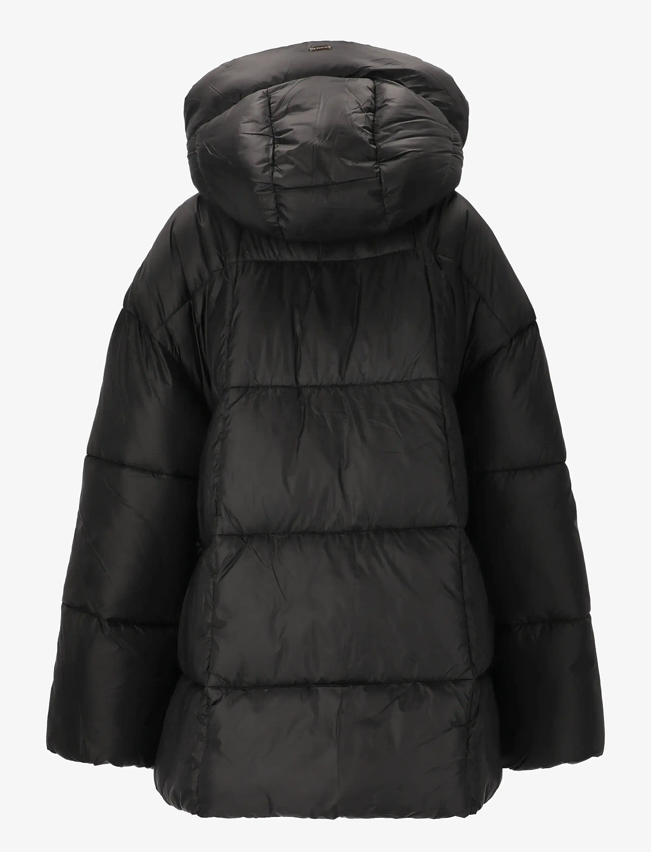 Athlecia - Shaja W Short Puffer - sulejoped ja voodriga joped - black - 1