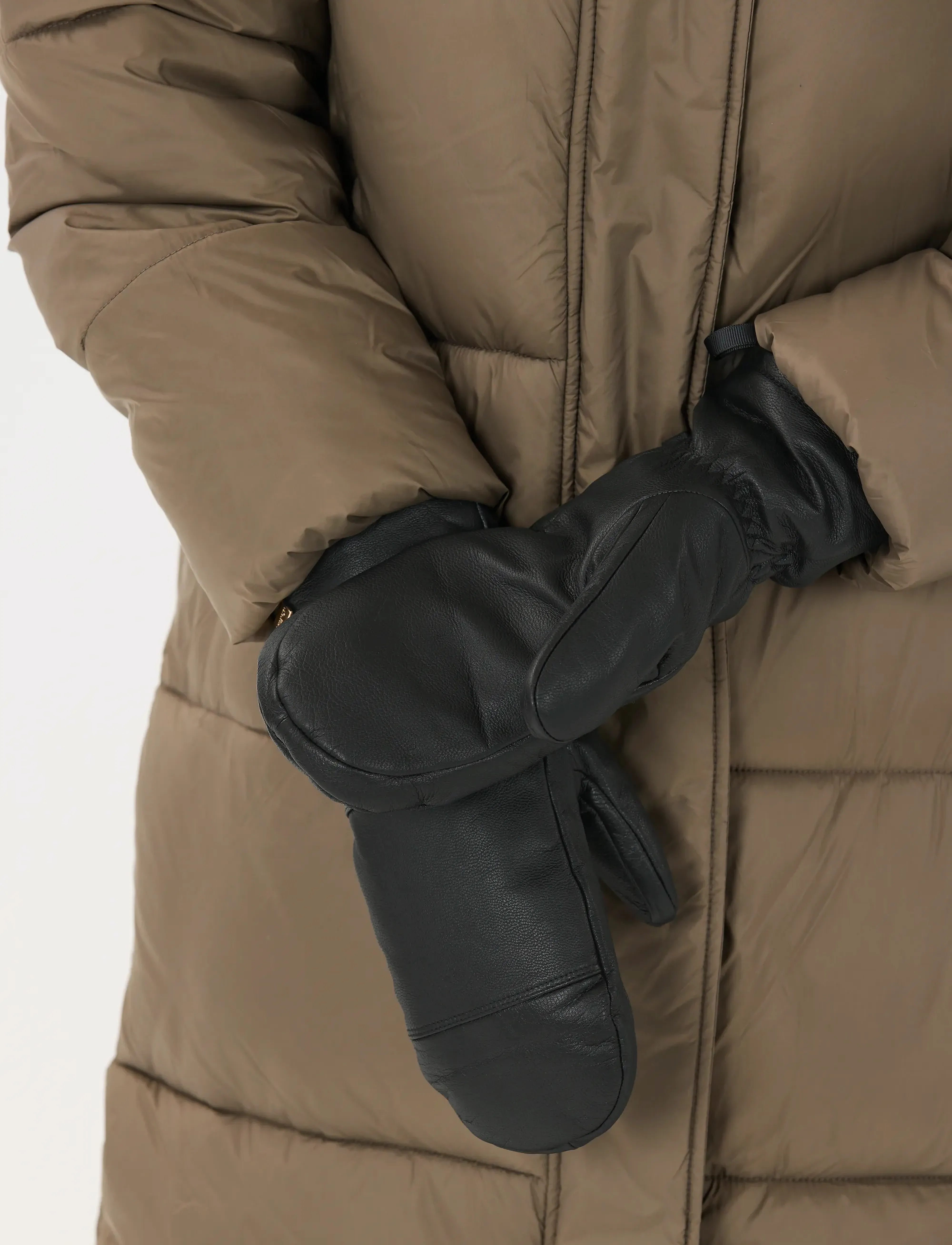Athlecia - Cassiel Leather Mittens - black - 5