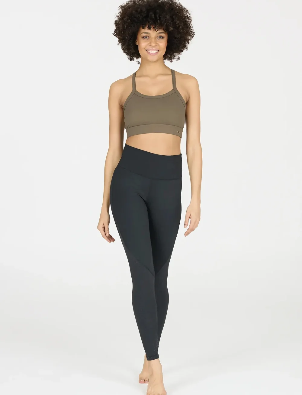 Athlecia - Bloom V2 W Sports Bra - lav støtte - greige - 4