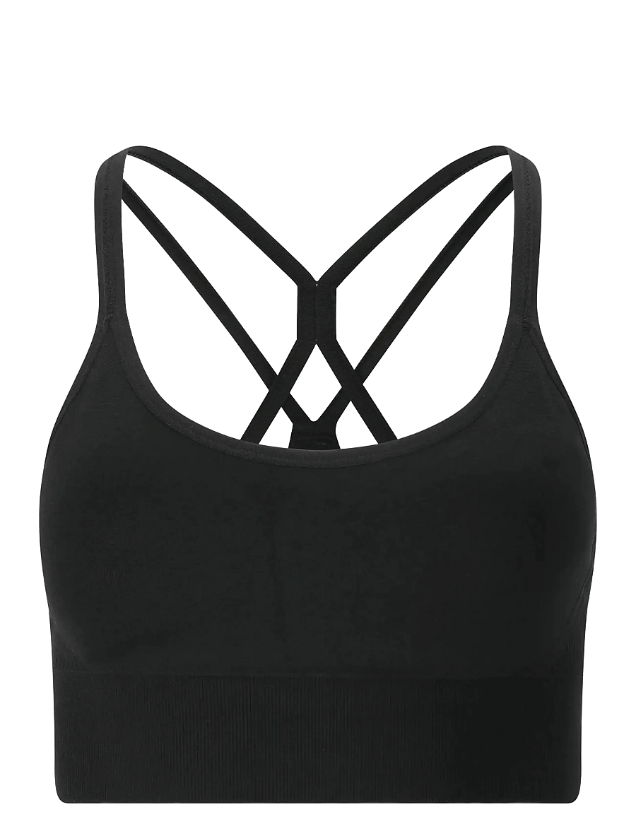 Athlecia - Foan V3 Seamless Bra - madal toestus - black - 1