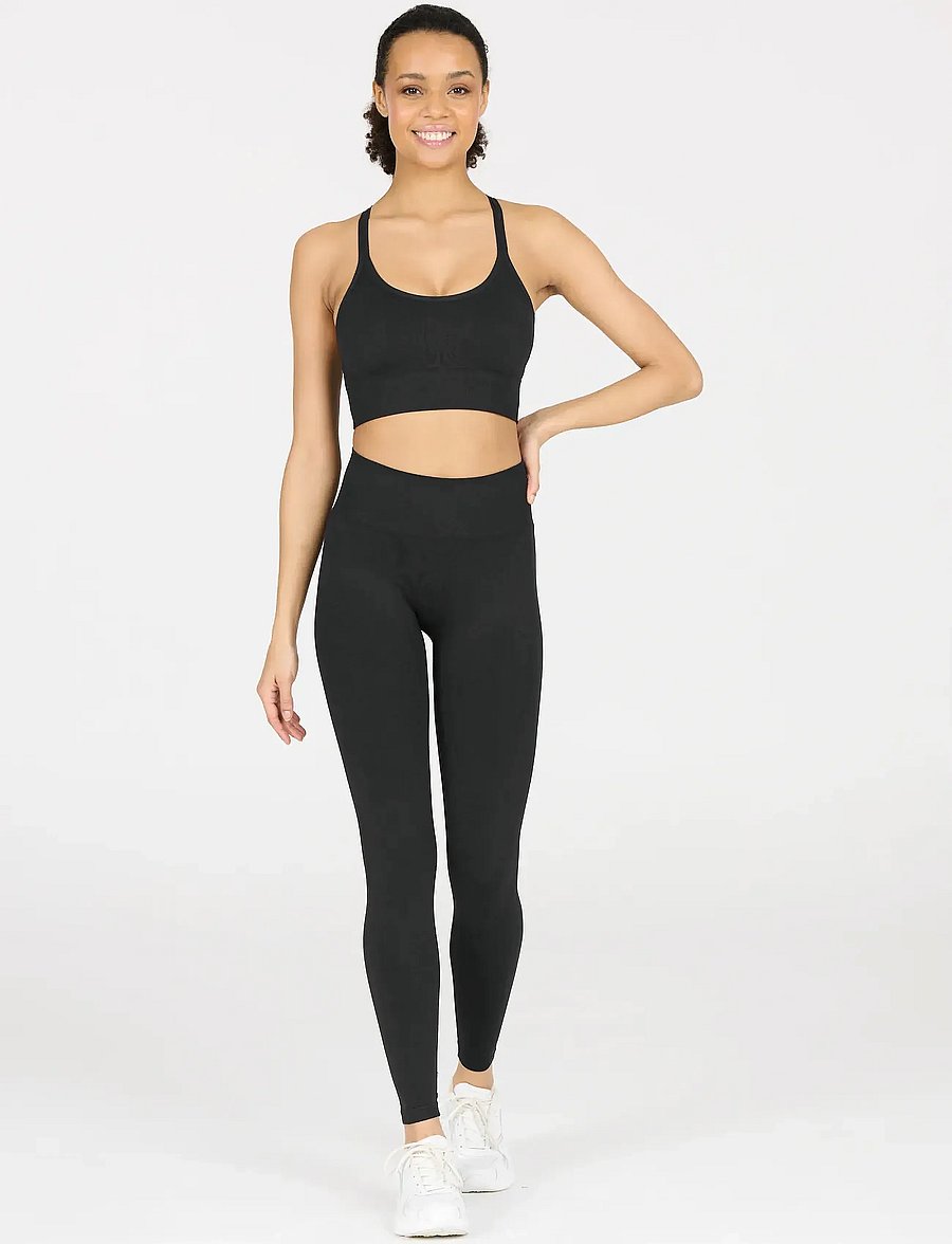 Athlecia - Foan V3 Seamless Bra - madal toestus - black - 4