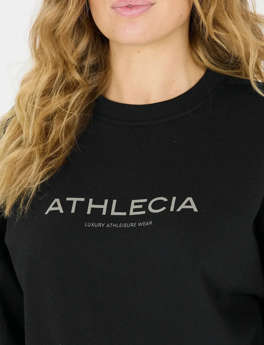 Athlecia - Atkins W Crew Neck - oberteile - black - 0