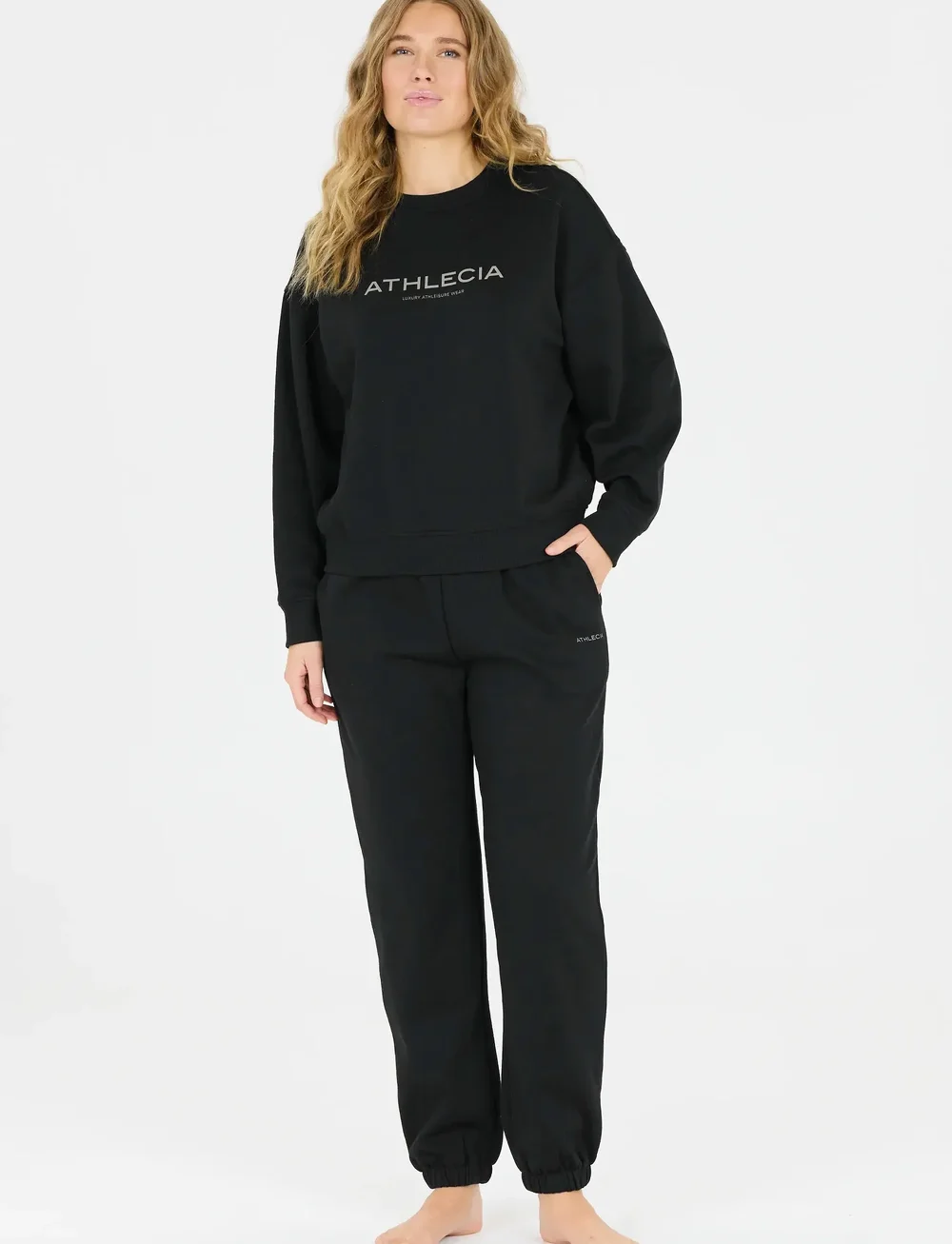Athlecia - Atkins W Crew Neck - oberteile - black - 3
