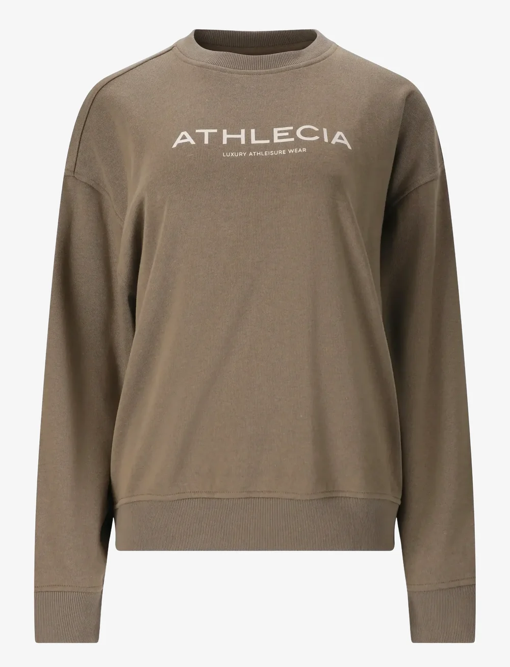 Athlecia - Atkins W Crew Neck - sweatshirts - greige - 1