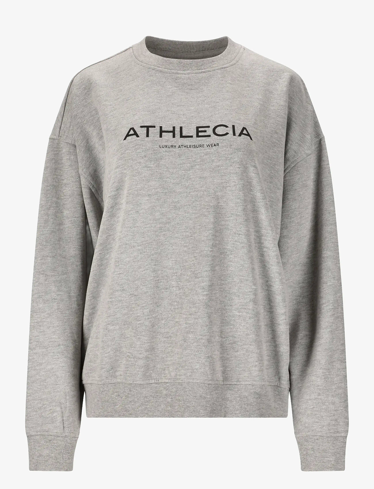 Athlecia - Atkins W Crew Neck - sporta džemperi - light grey melange - 1