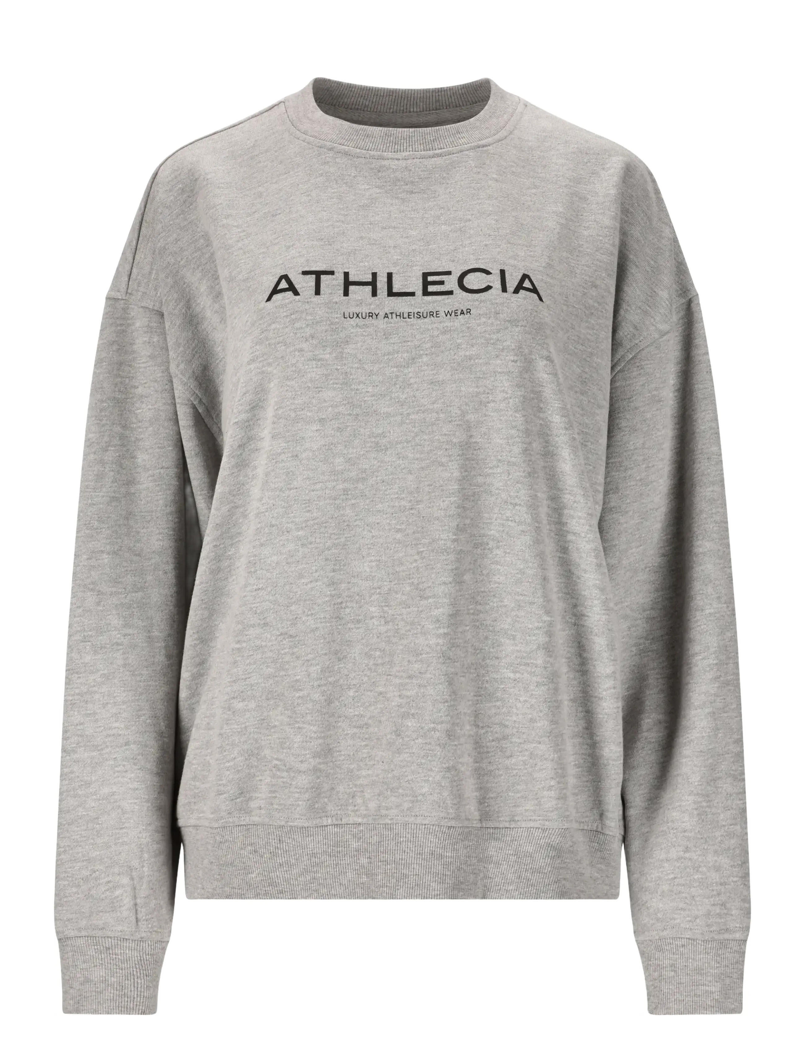 Athlecia Atkins W Crew Neck - Tøj - LIGHT GREY MELANGE / grey