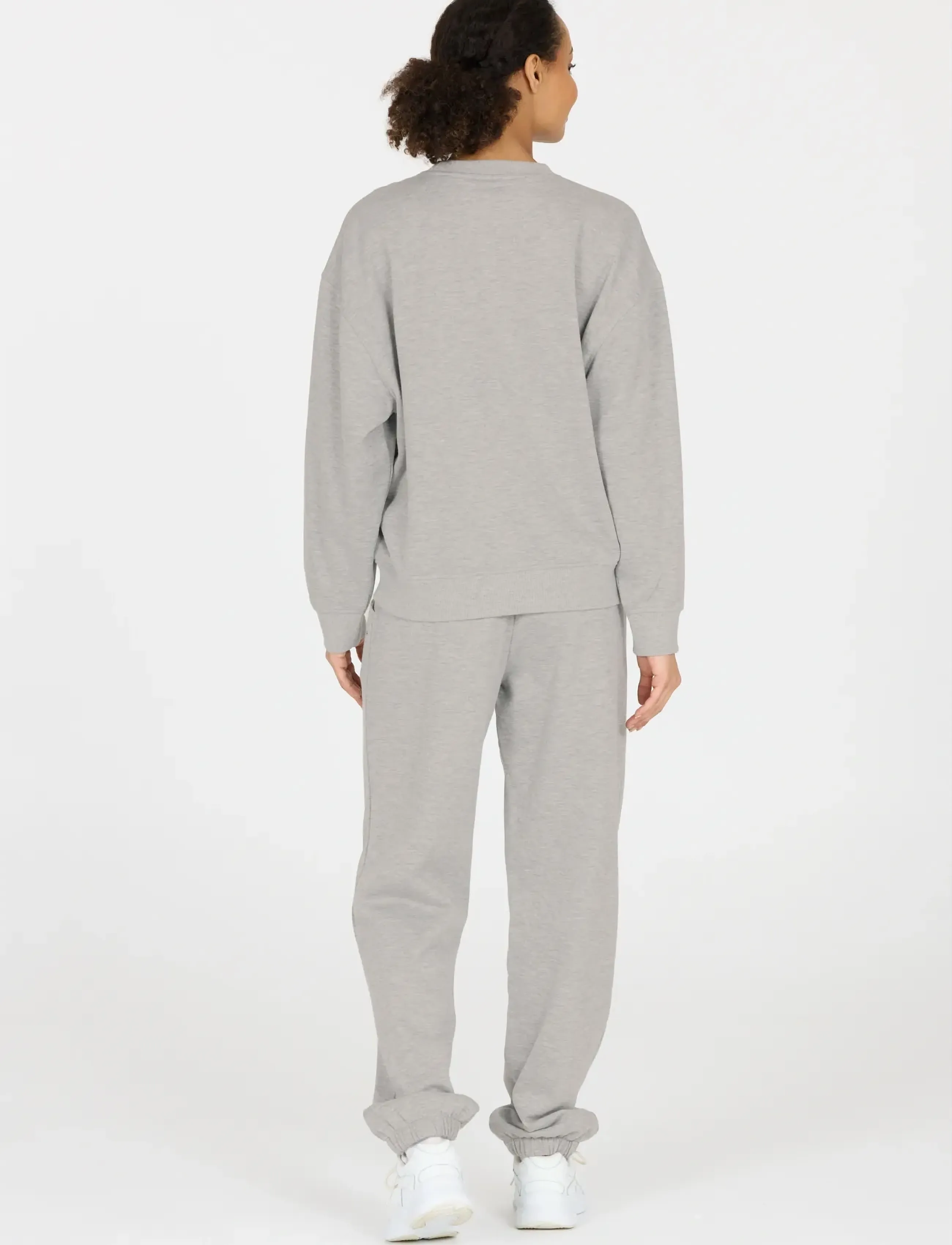 Athlecia - Atkins W Crew Neck - peysur - light grey melange - 5
