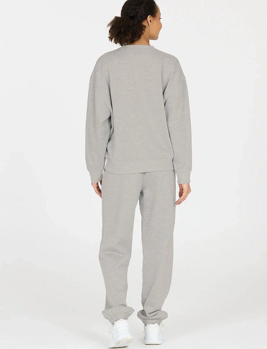 Athlecia - Atkins W Crew Neck - dressipluusid ja pusad - light grey melange - 5