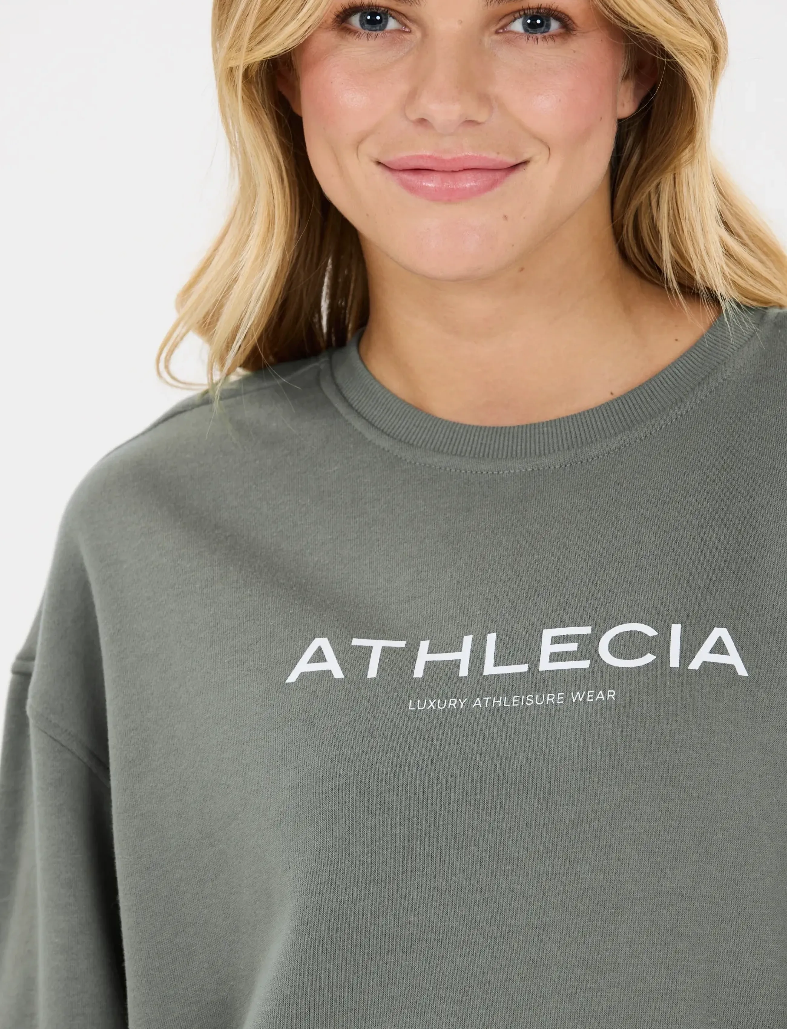 Athlecia - Atkins W Crew Neck - dressipluusid - sedona sage - 2