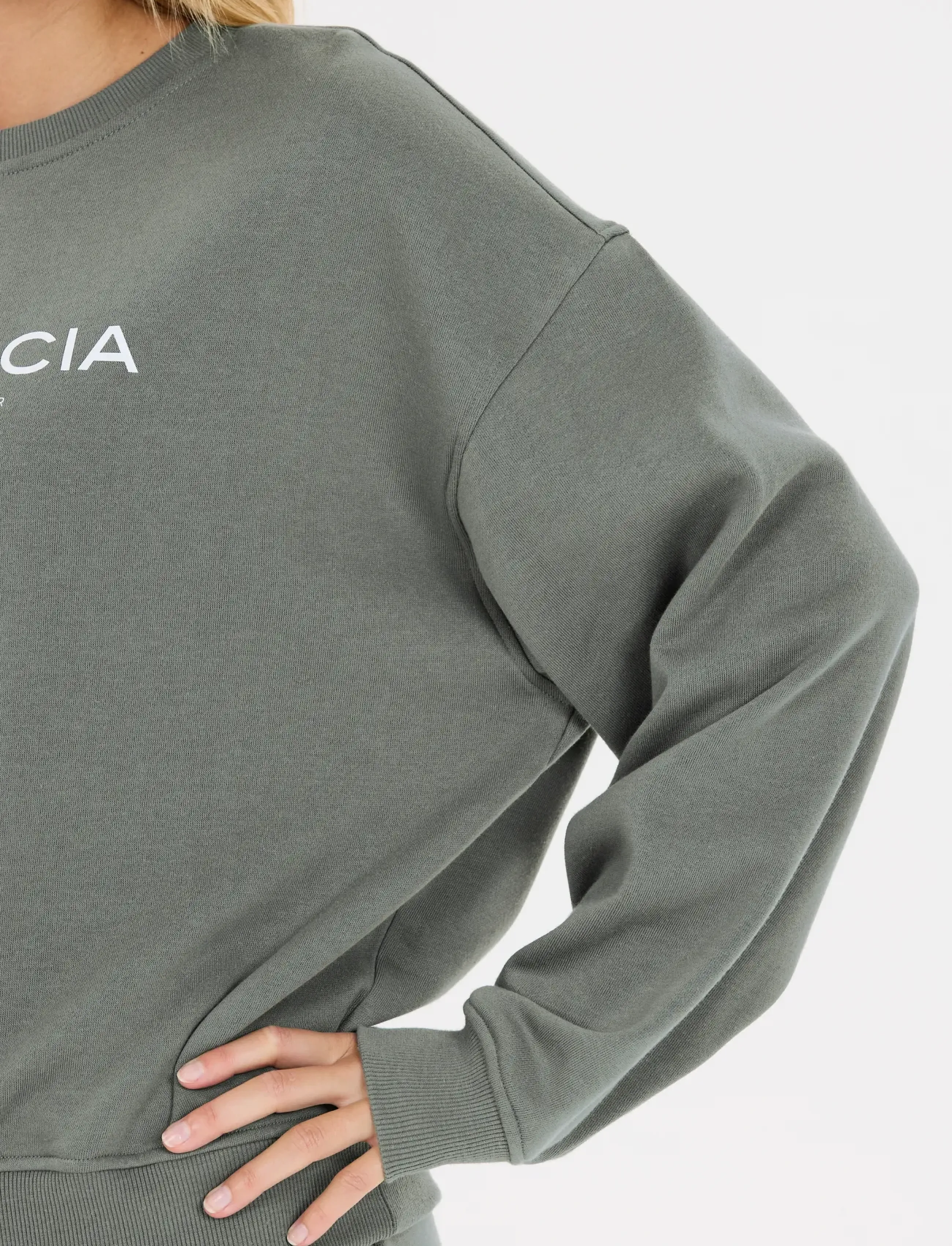 Athlecia - Atkins W Crew Neck - dressipluusid - sedona sage - 3