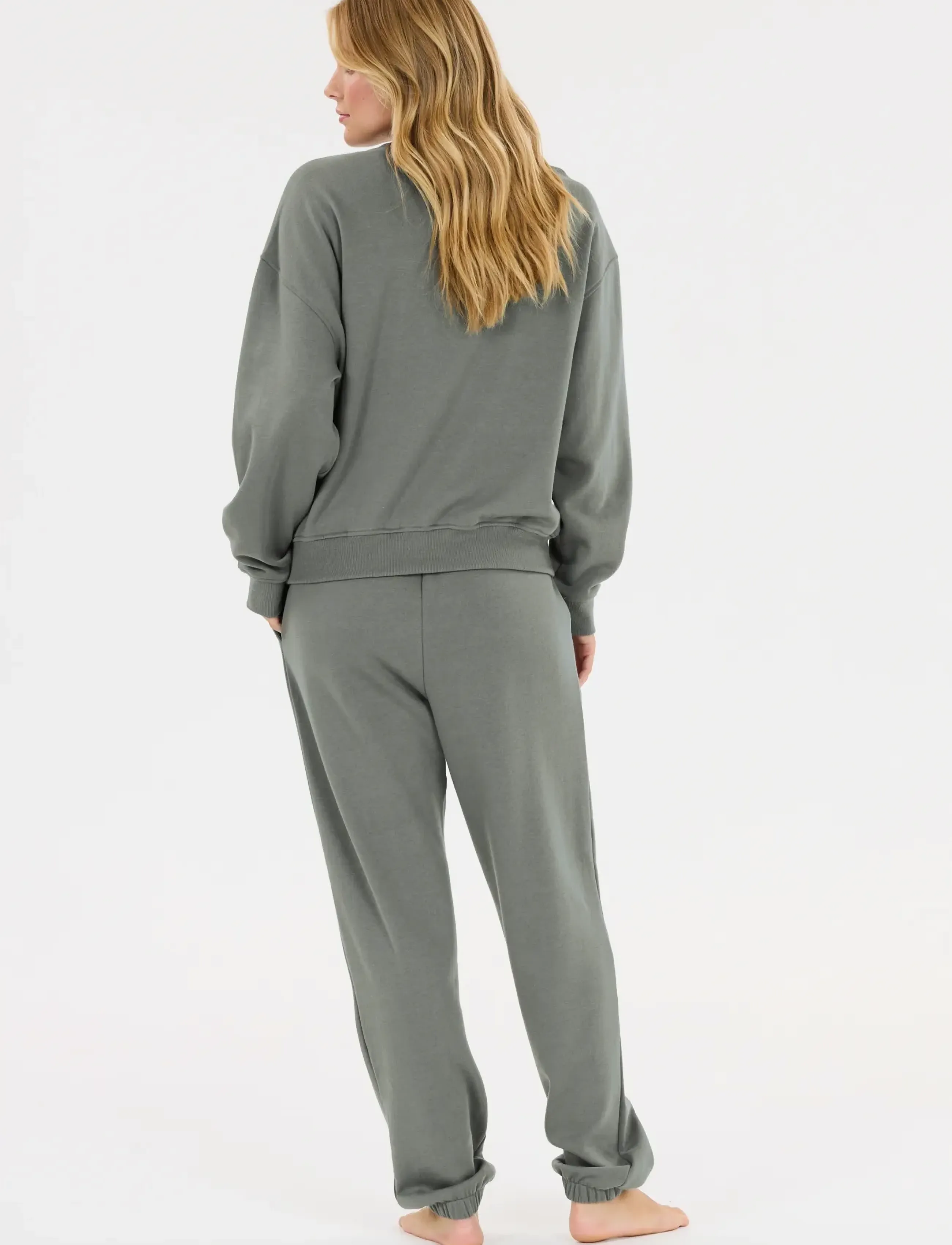 Athlecia - Atkins W Crew Neck - dressipluusid - sedona sage - 5