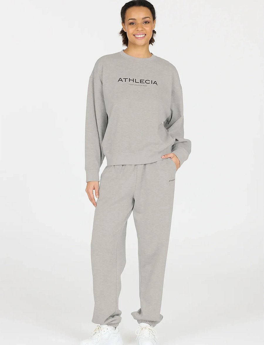 Athlecia - Atkins W Pants - joggingbukser - light grey melange - 3