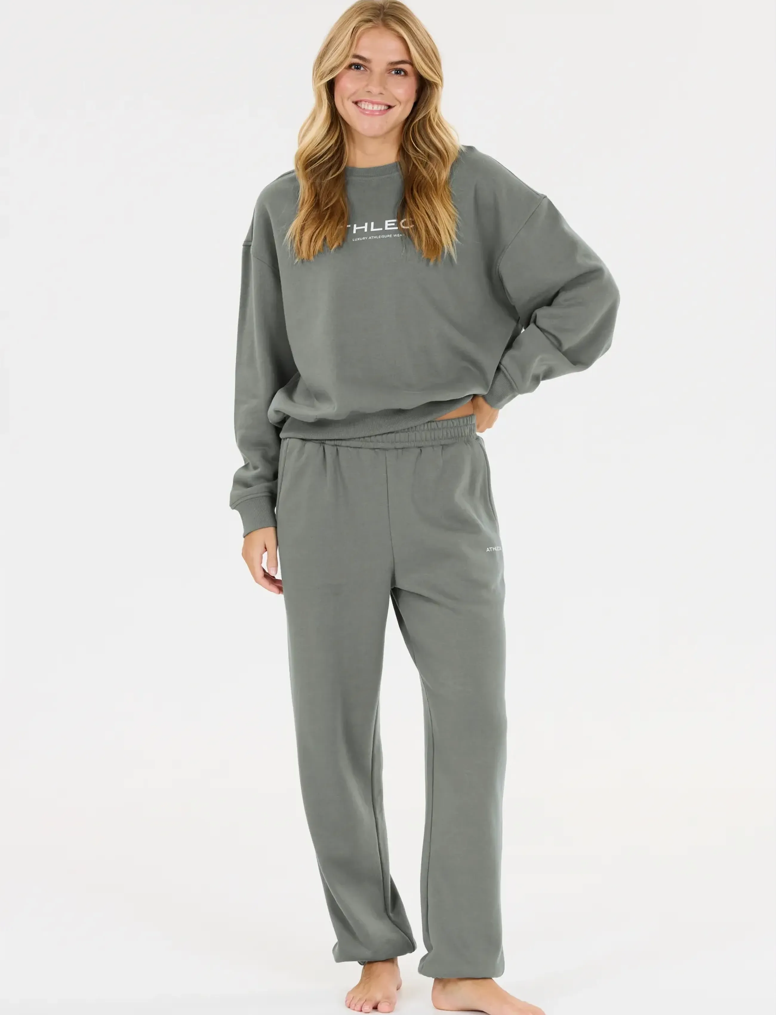 Athlecia - Atkins W Pants - Æfingabuxur - sedona sage - 4