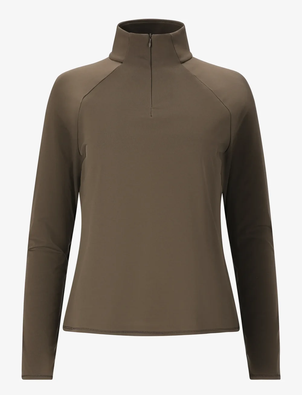 Athlecia - Milian W Midlayer - aluskihina kantavad alussärgid - black olive - 1