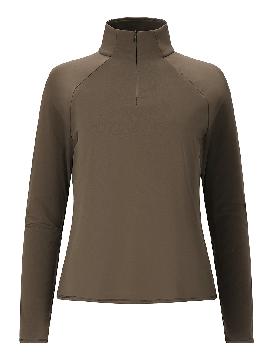 Athlecia - Milian W Midlayer - alussärgid - black olive - 1