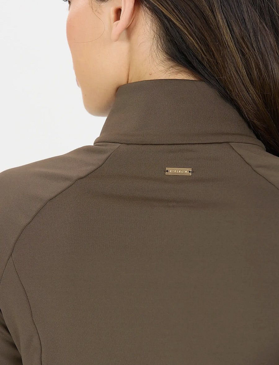 Athlecia - Milian W Midlayer - alussärgid - black olive - 4