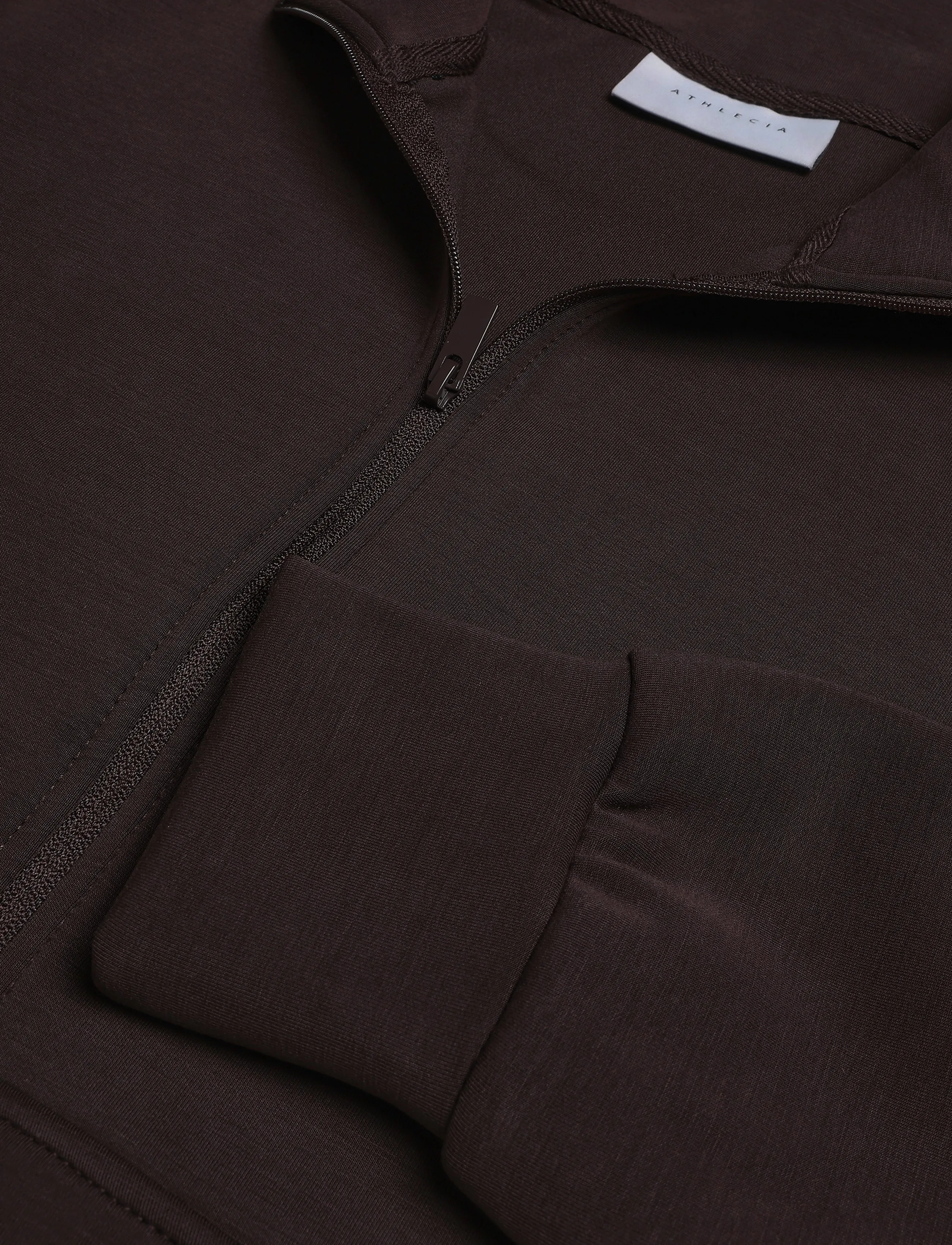 Athlecia - Jillnana W Half Zip - dressipluusid ja pusad - chocolate torte - 5