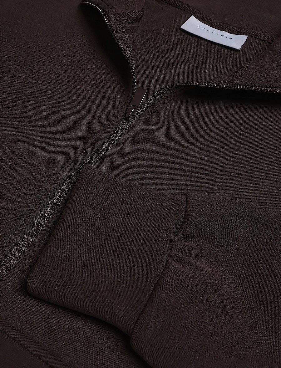 Athlecia - Jillnana W Half Zip - sweatshirts - chocolate torte - 5