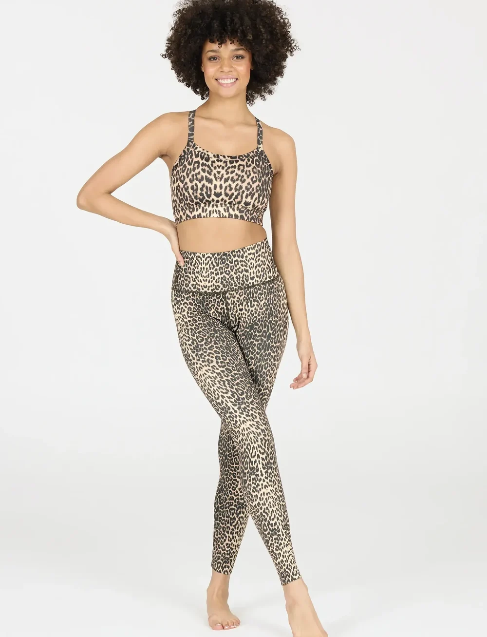 Athlecia - Bloom V2 W Printed Sports Bra - leichter halt - print - 4