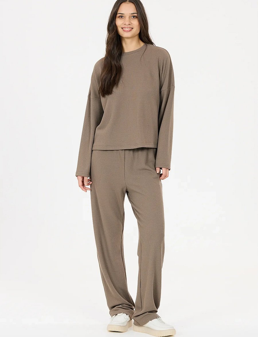 Athlecia - Cardall W Waffle Sweatshirt - overdele - greige - 4