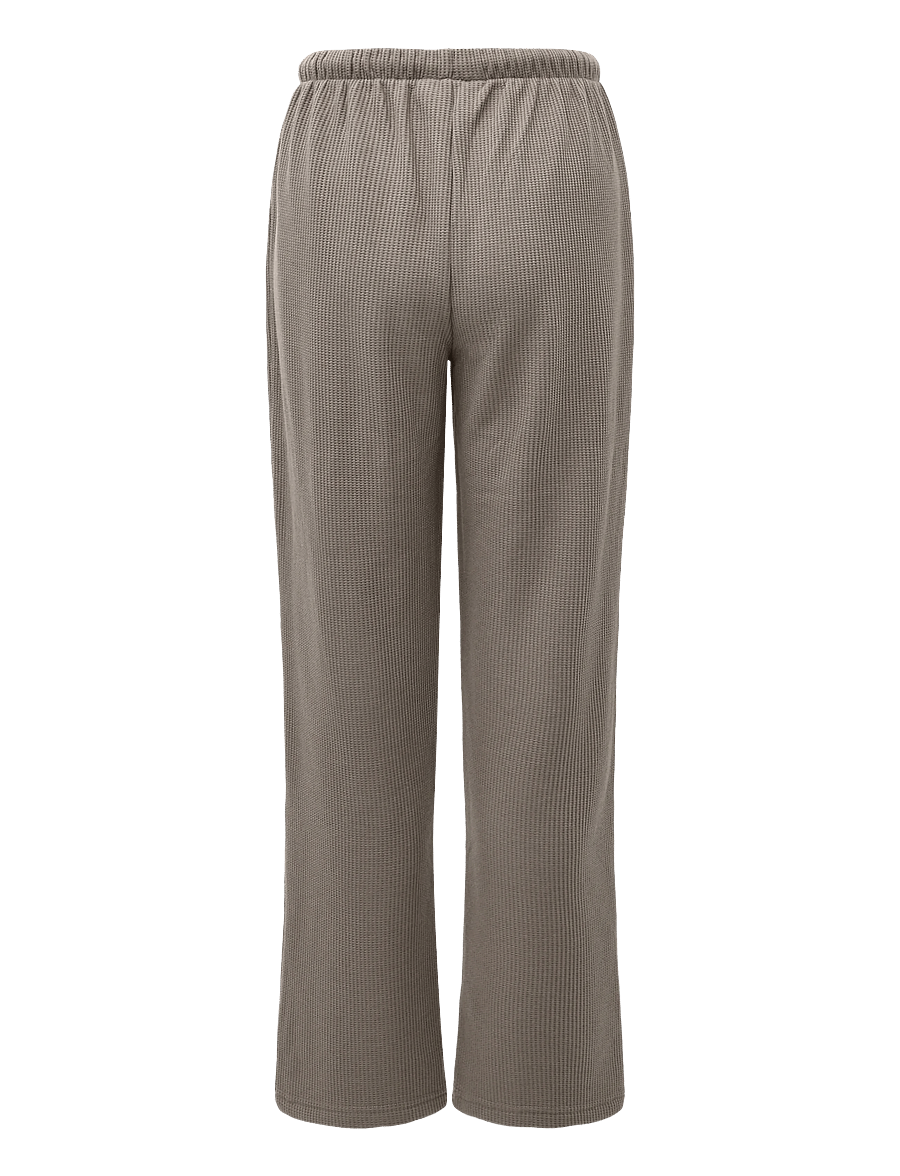 Athlecia - Cardall W Waffle Pants - casual - greige - 1