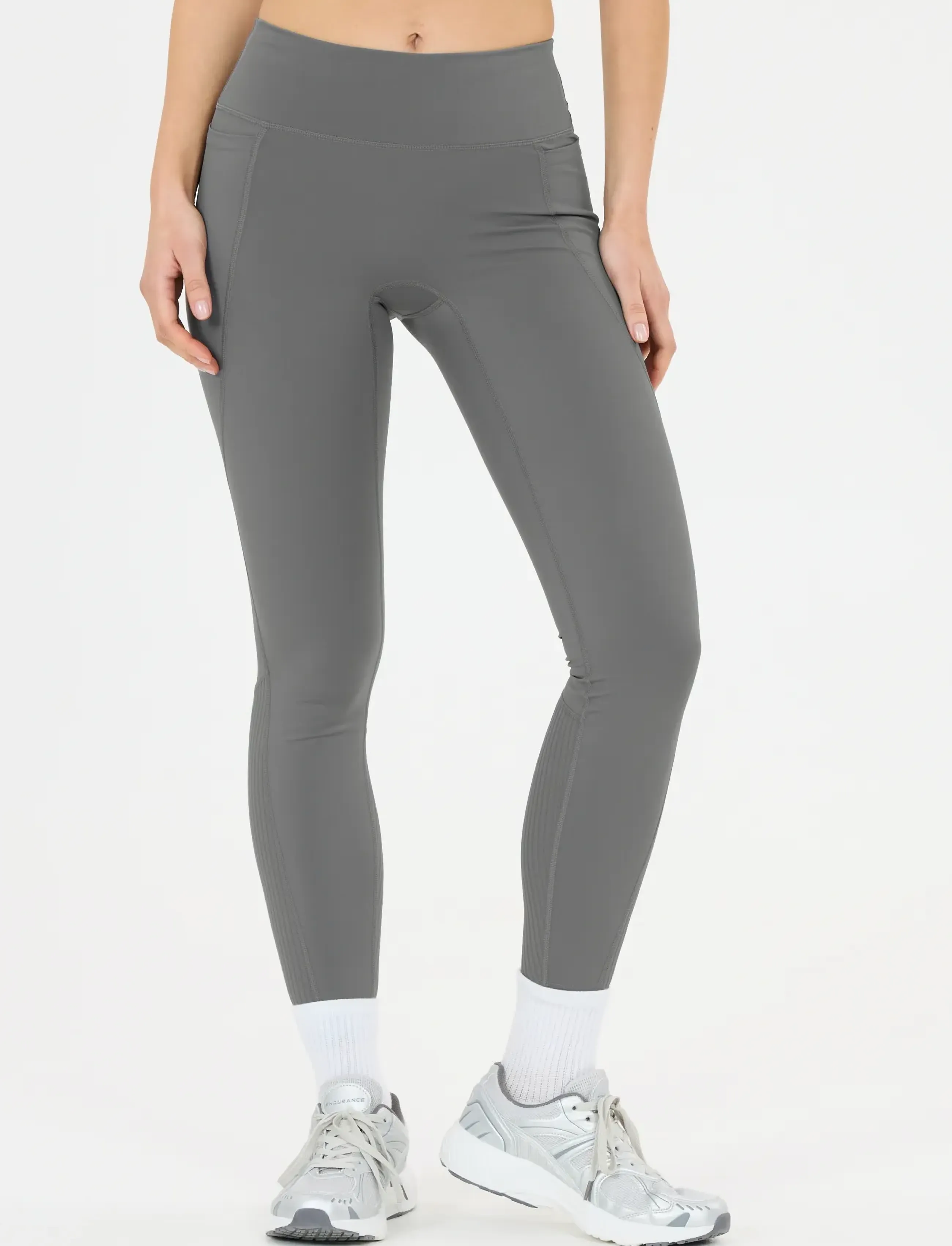 Athlecia Aliya V2 W Tights, 38, Sport Grau - Training Frauen