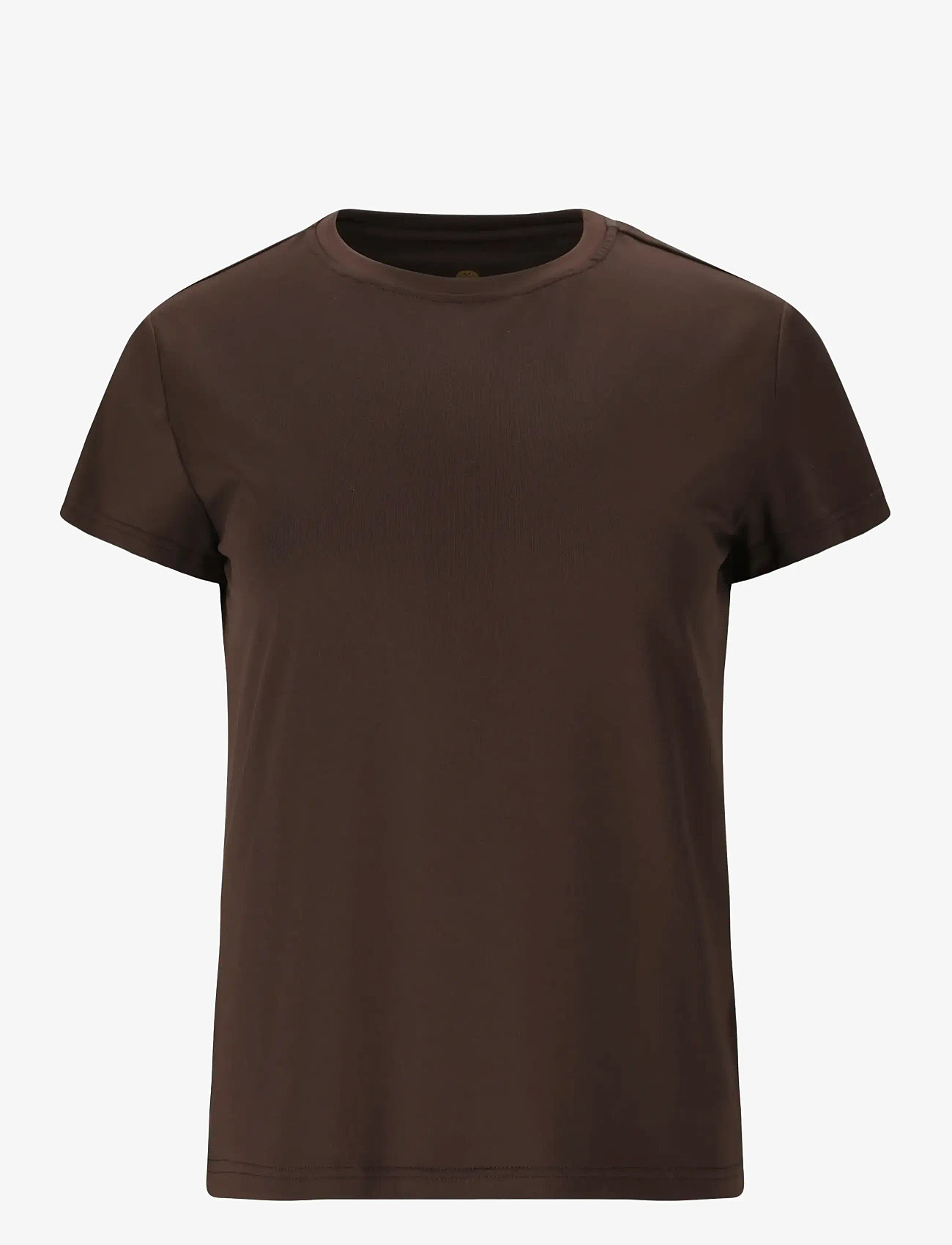 Athlecia - Almi V2 W S/S Tee - t-shirts - chocolate torte - 1