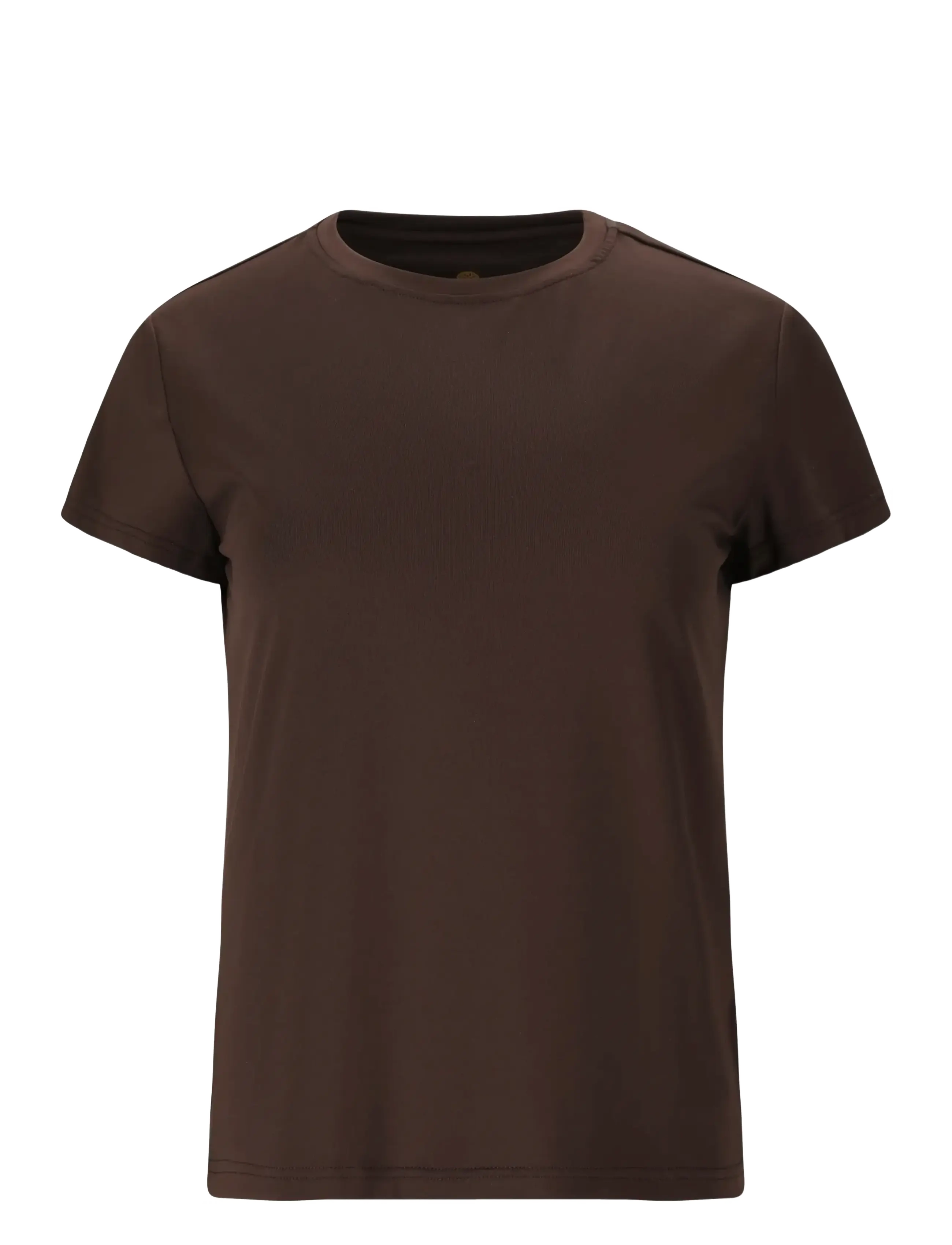 Athlecia Almi V2 W S/S Tee - Overdele - CHOCOLATE TORTE / brown