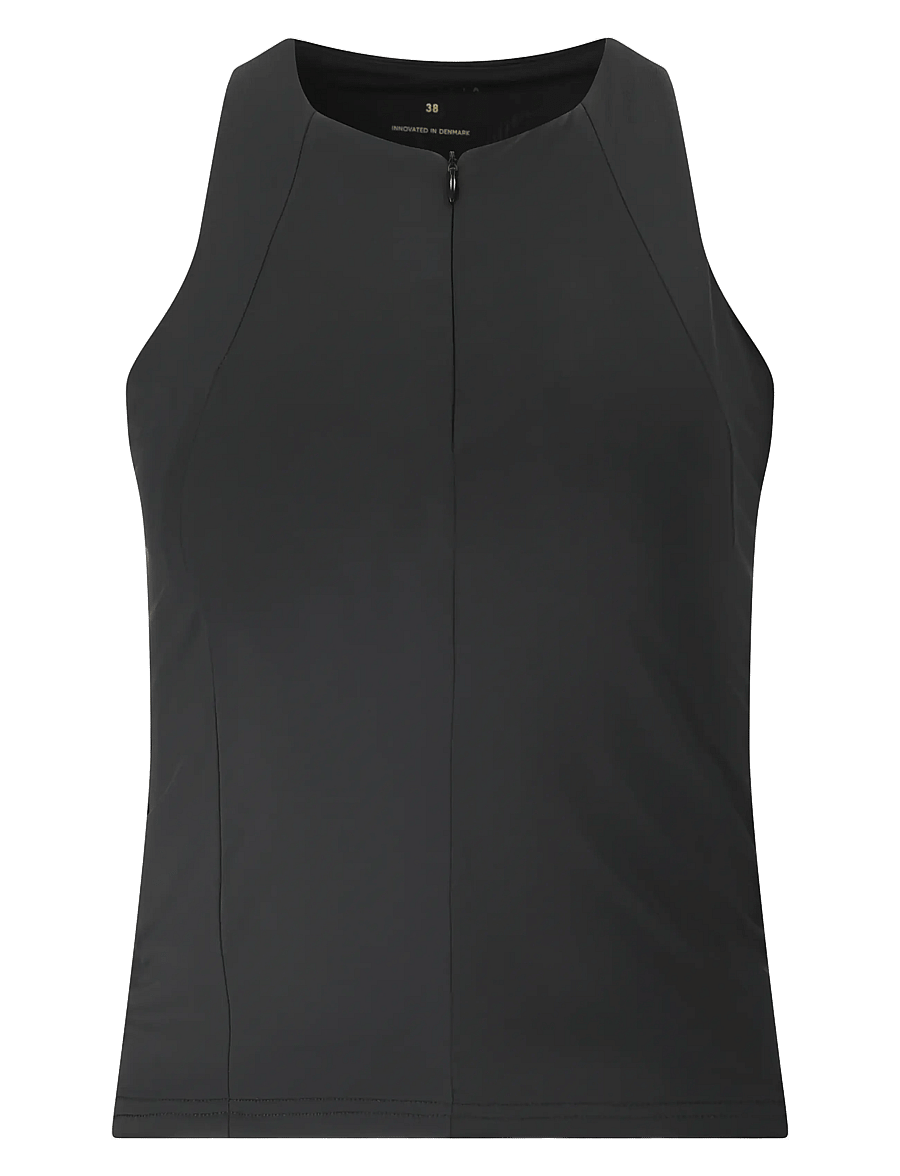 Athlecia - Lynne W Half Zip Top - linnen - black - 1