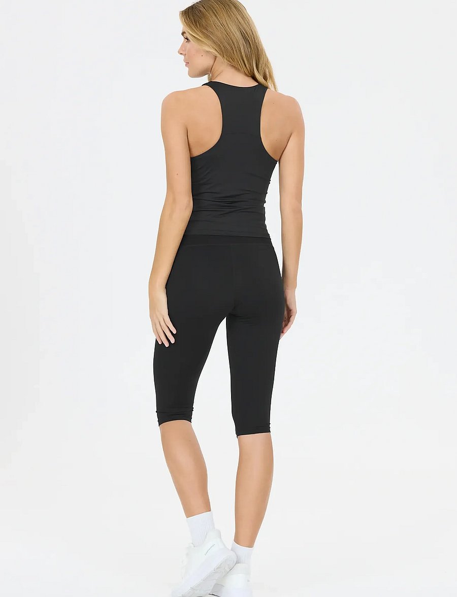 Athlecia - Lynne W Half Zip Top - linnen - black - 5