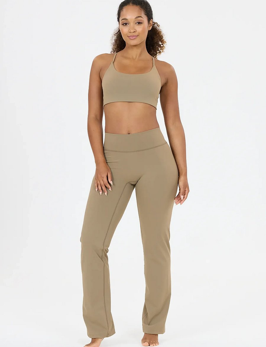 Athlecia - Emarri W Gym Pants - greige - 4