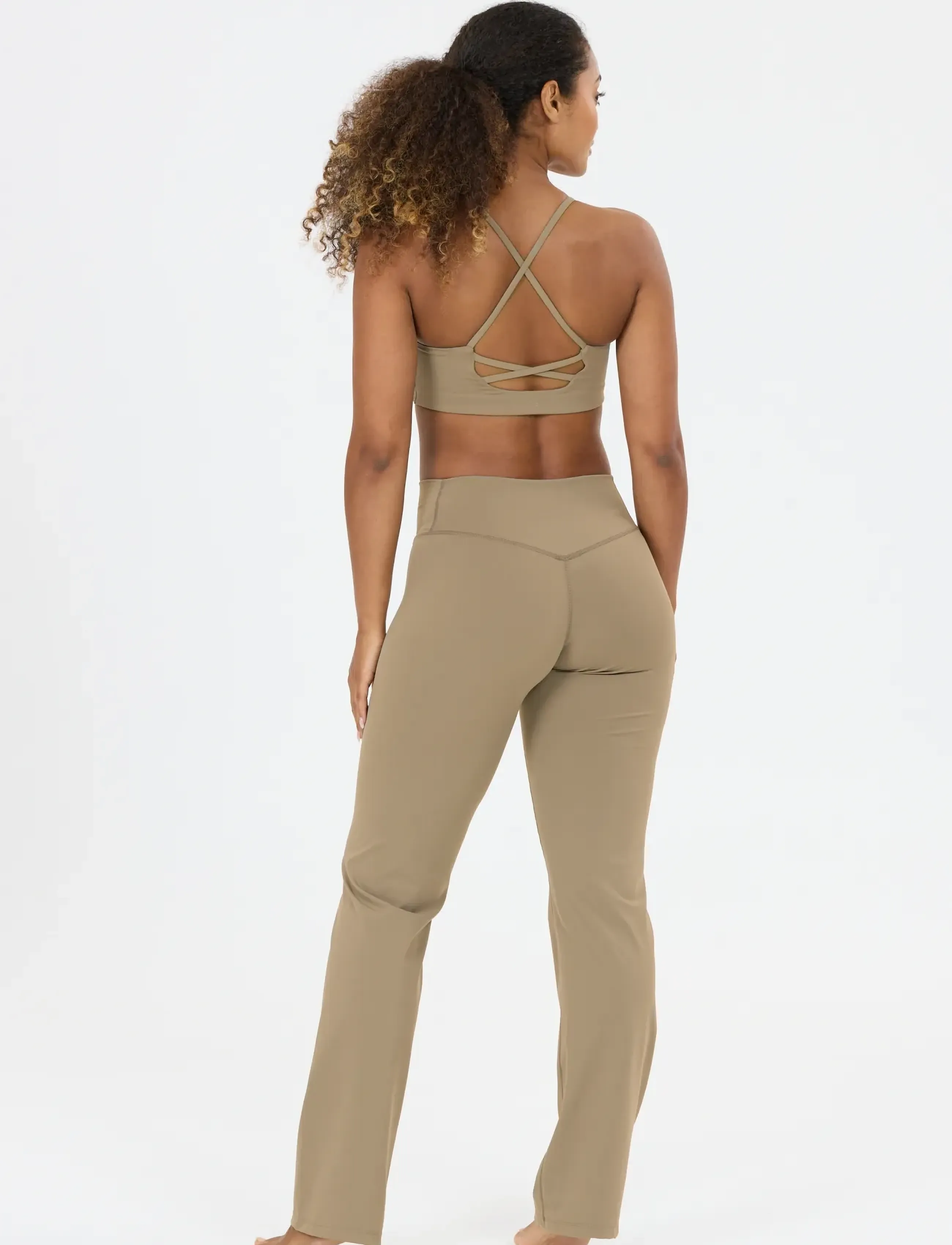 Athlecia - Emarri W Gym Pants - greige - 5