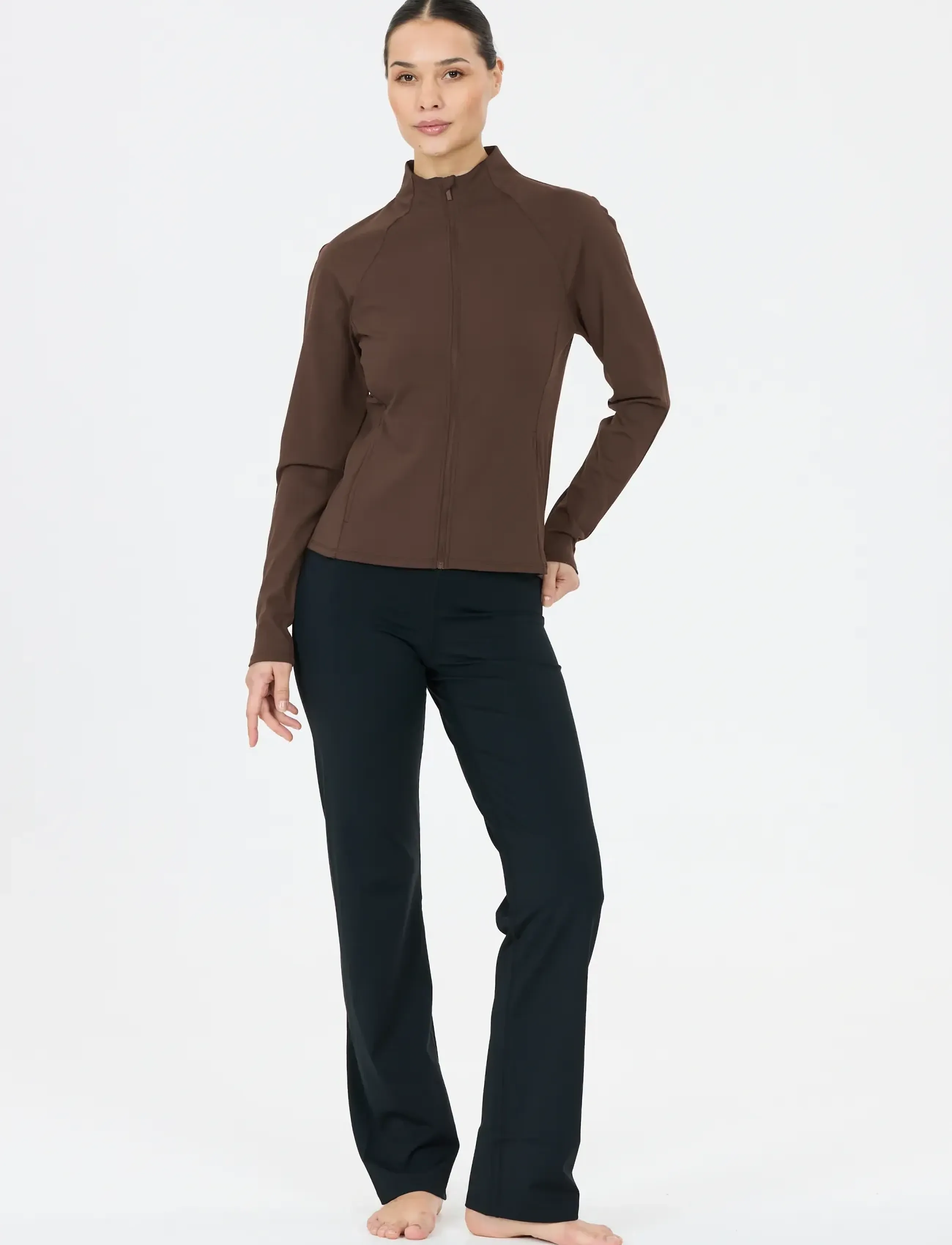 Athlecia - Emarri W Full Zip - chocolate torte - 2