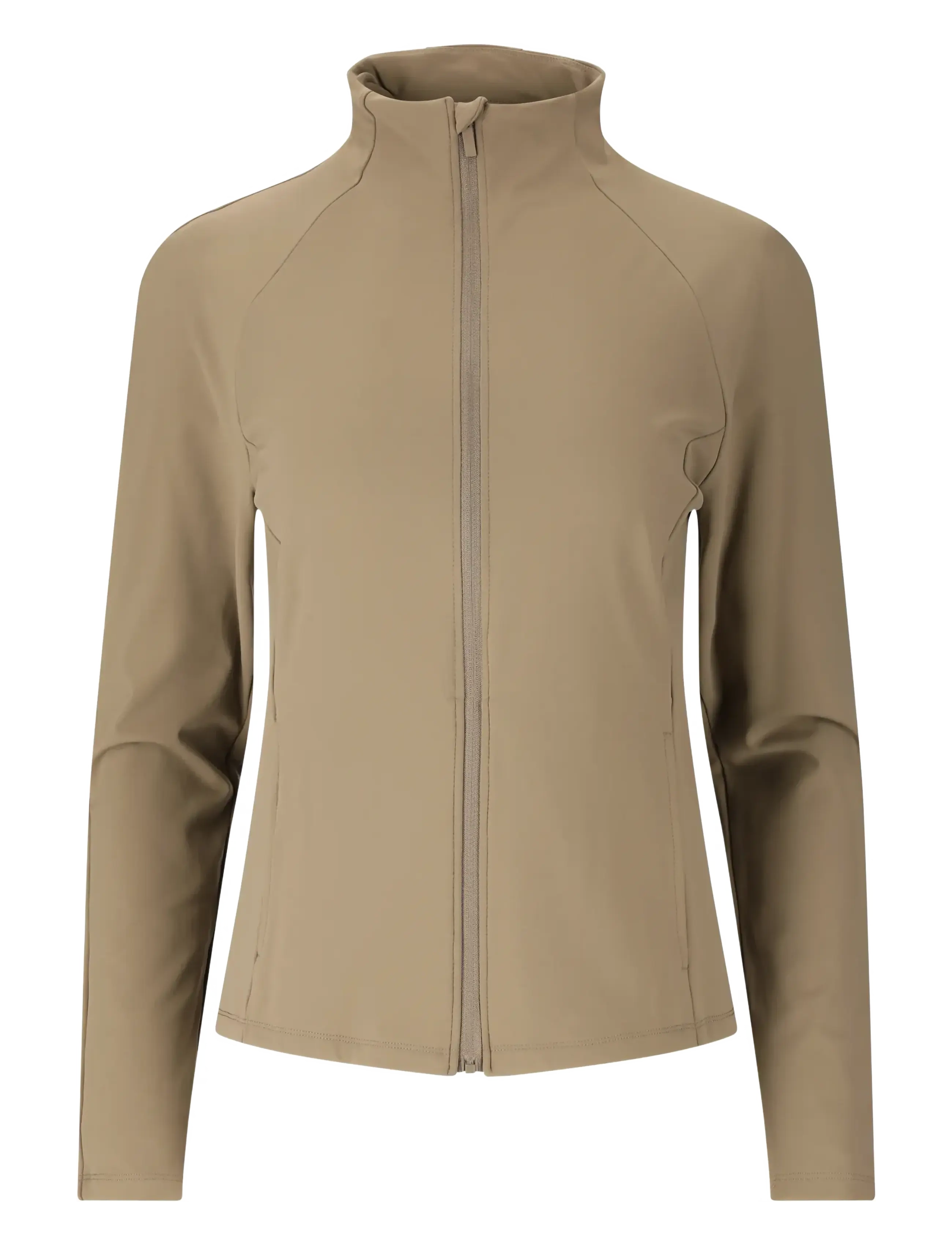 Athlecia Emarri W Full Zip, 44, Beige, Sport Jackets > Sport Training Jackets, Dame