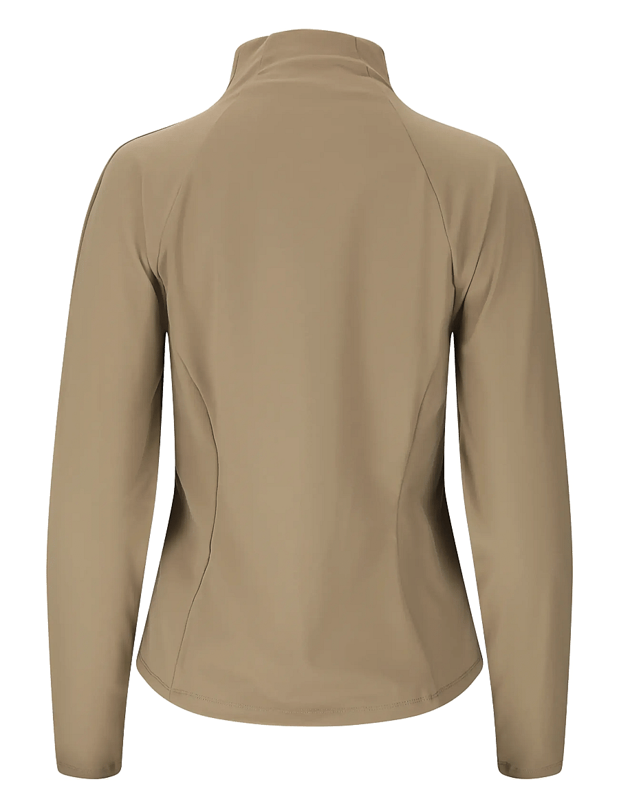 Athlecia - Emarri W Full Zip - overdele - greige - 1