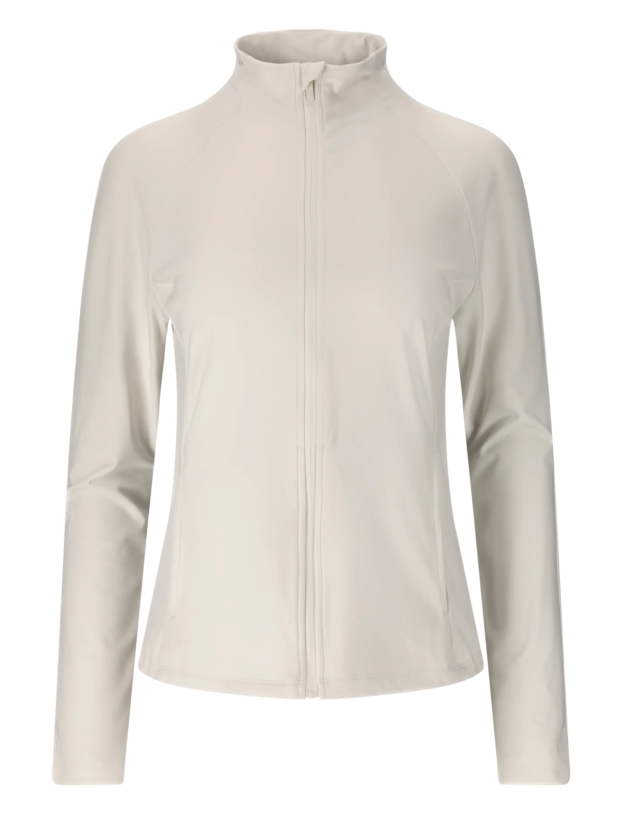 Athlecia Emarri W Full Zip - Visa allt - VAPOROUS GRAY / cream