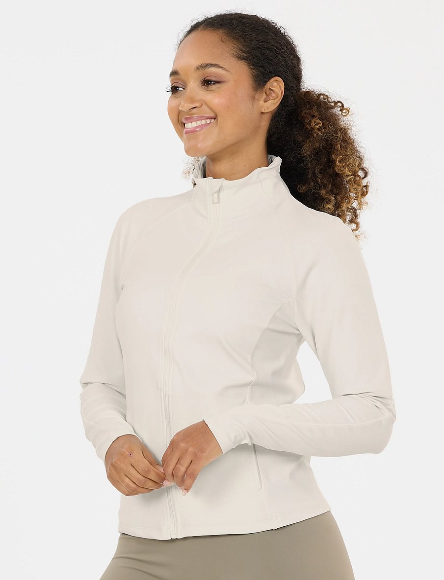 Athlecia - Emarri W Full Zip - overdele - vaporous gray - 0