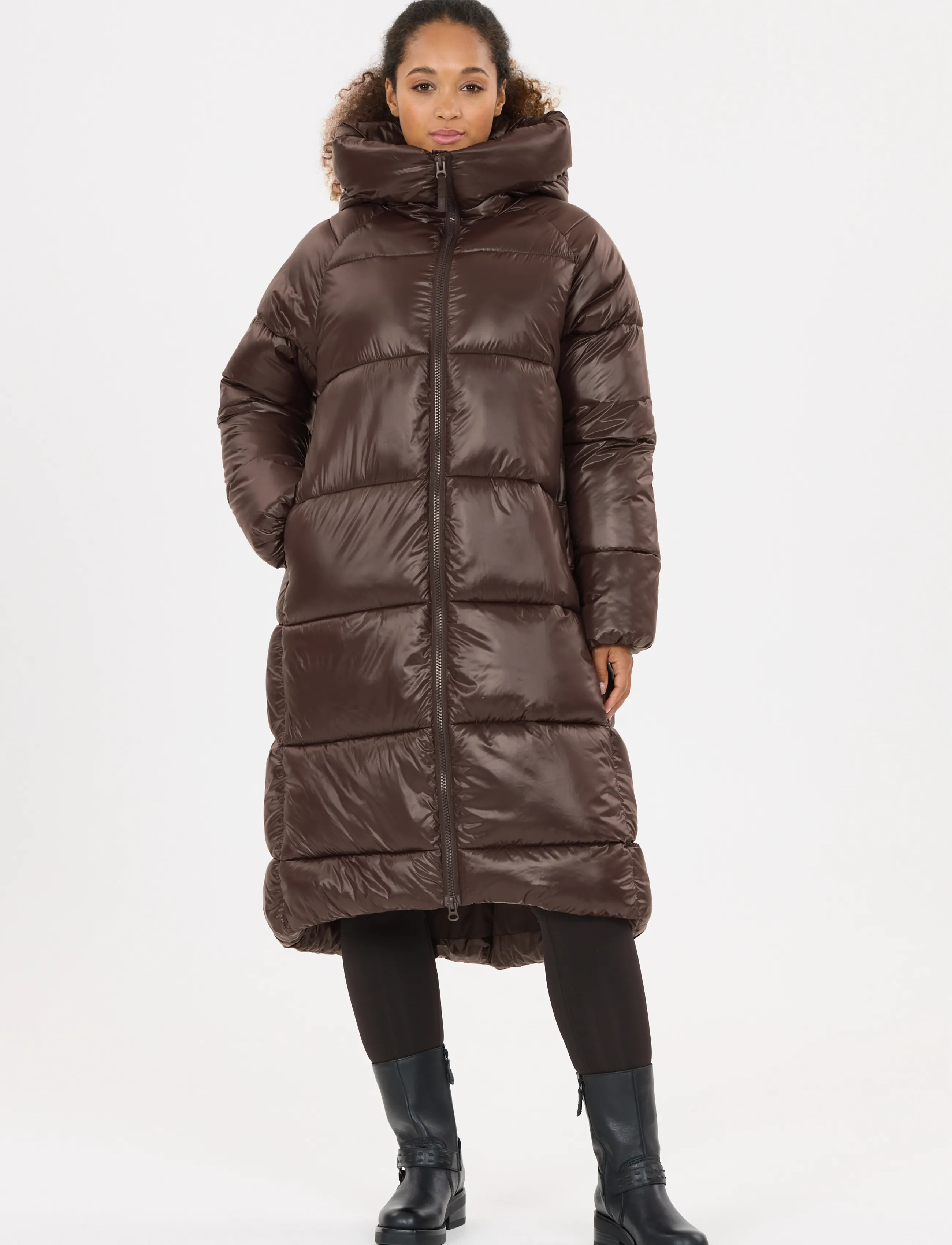 Athlecia - Feidar W Puffer Jacket - chocolate torte - 4