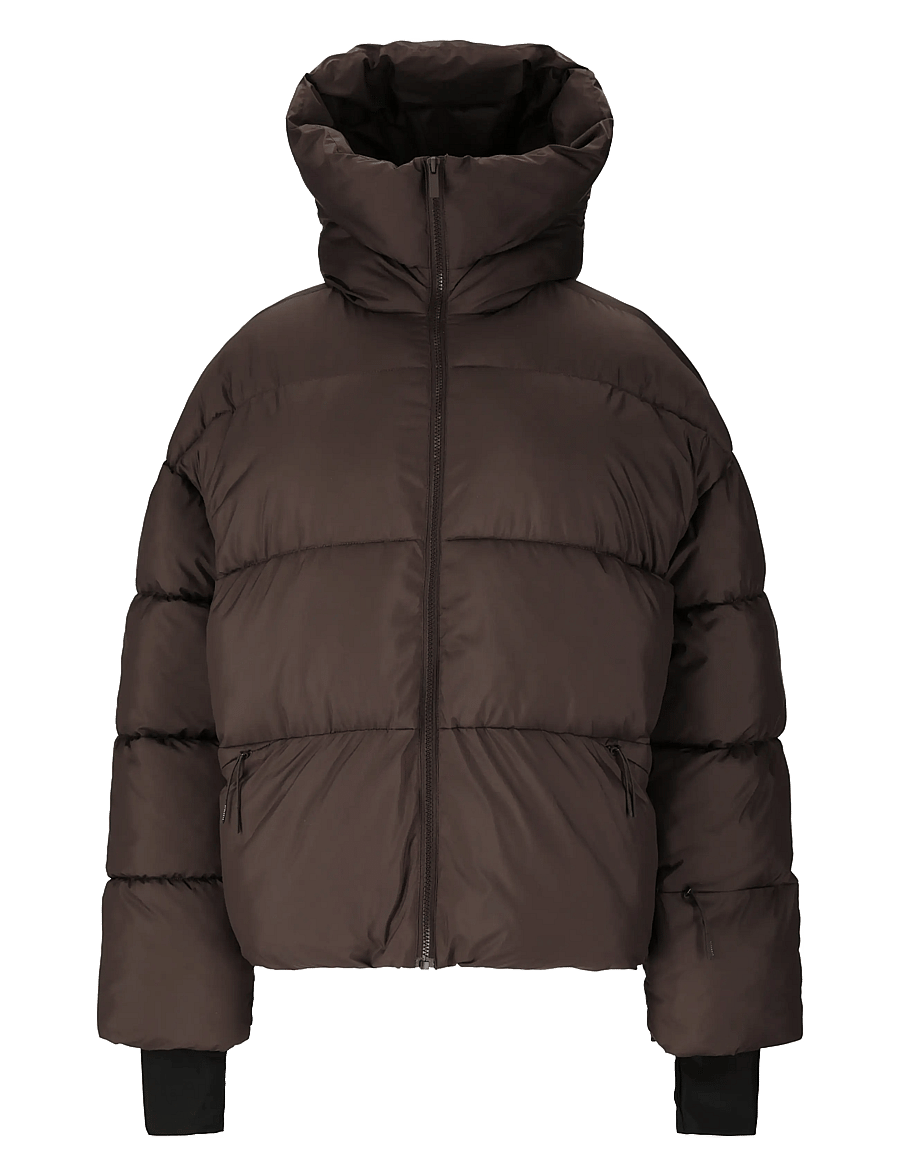 Athlecia - Breya W Puffer Jacket - winter jackets - chocolate torte - 1