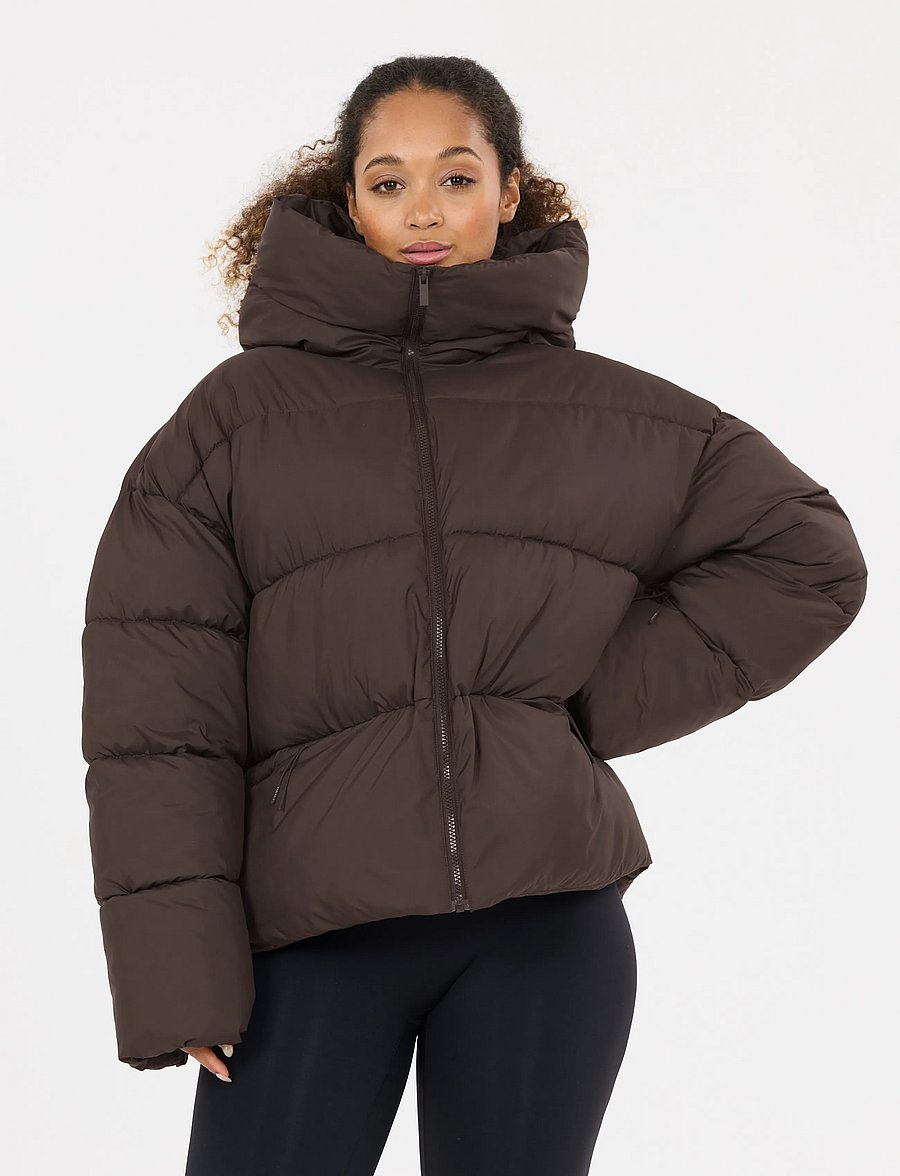Athlecia - Breya W Puffer Jacket - winter jackets - chocolate torte - 0