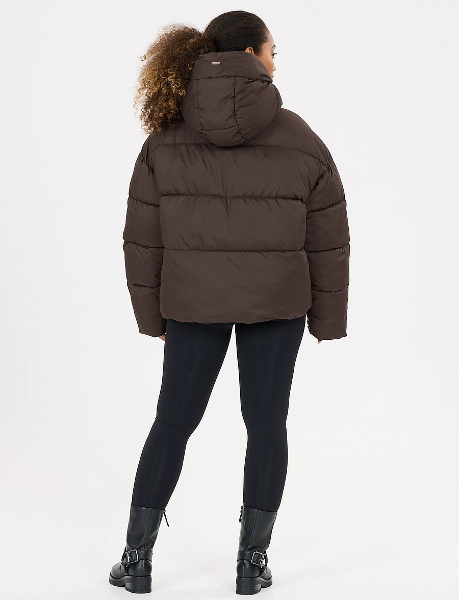 Athlecia - Breya W Puffer Jacket - winter jackets - chocolate torte - 5