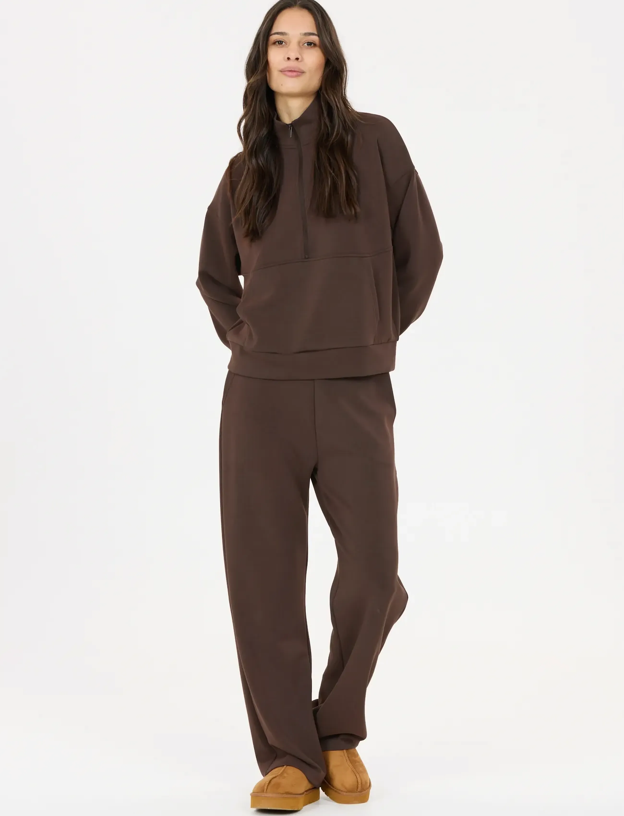 Athlecia - Yunes W Pants - träningsbyxor - chocolate torte - 4