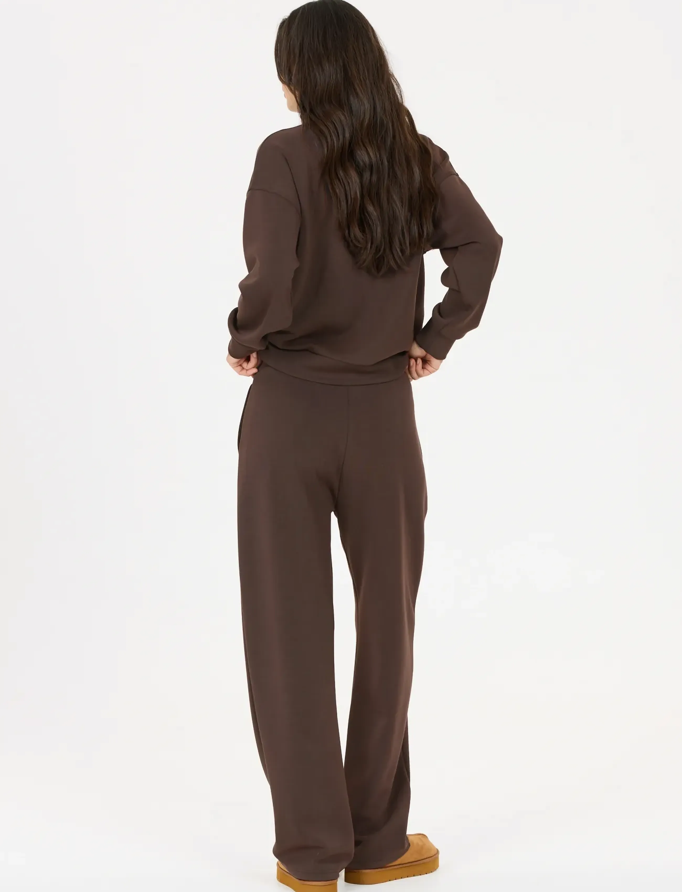 Athlecia - Yunes W Pants - träningsbyxor - chocolate torte - 5