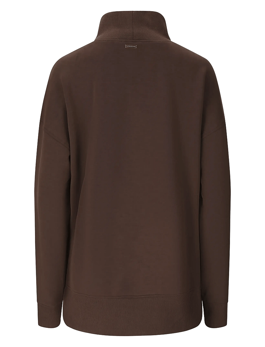Athlecia - Yunes W Turtle Neck - Överdelar - chocolate torte - 2